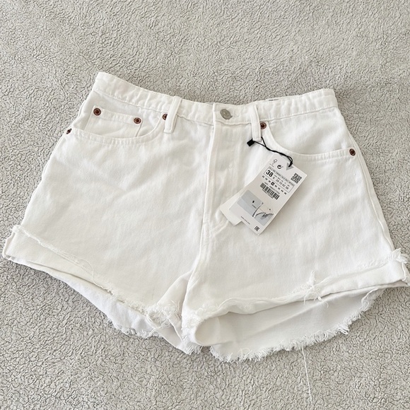 Zara white shorts - Picture 2 of 4